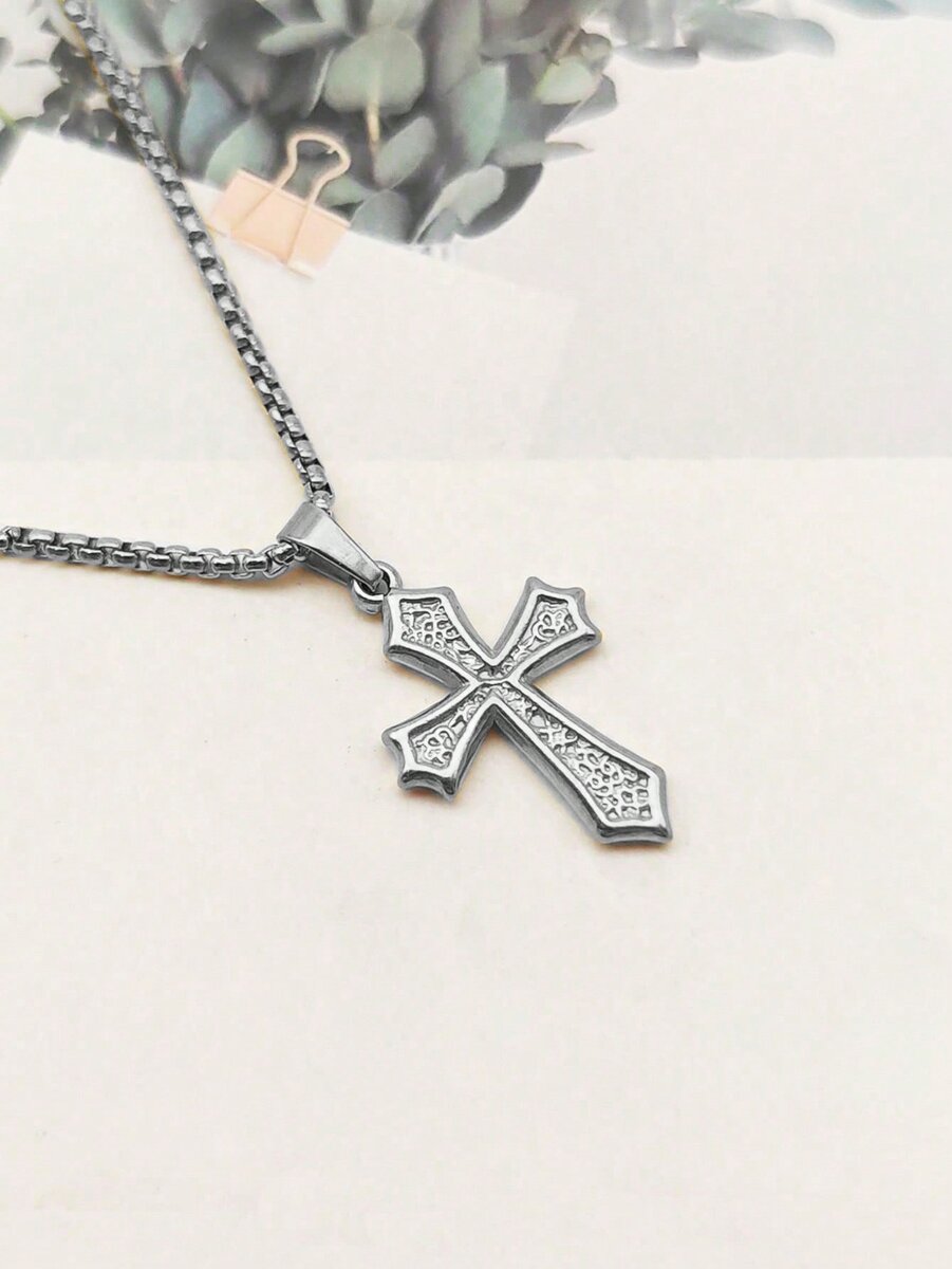 Collier pendentif croix en or