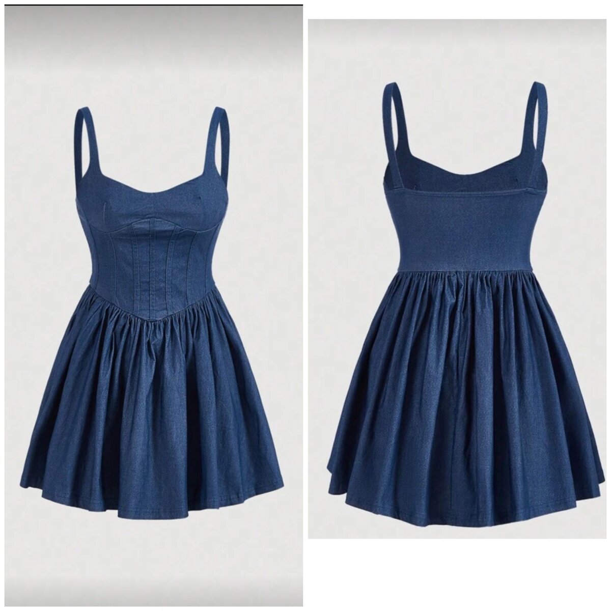 Robe en jean évasée SHEIN