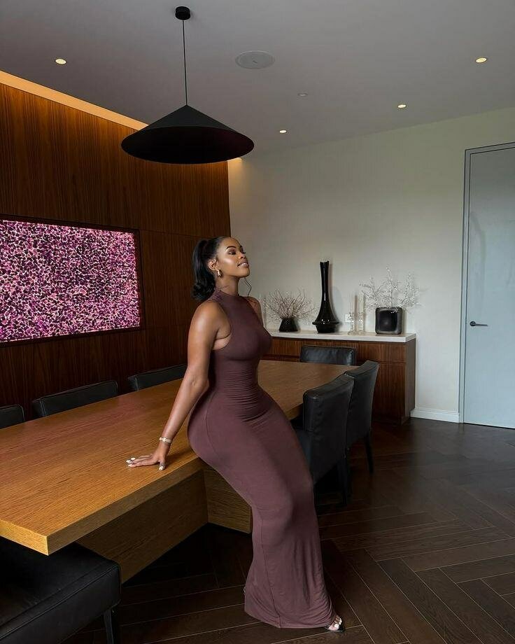 Robe longue sans manches