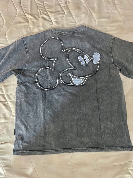 T-shirt gris vintage Mickey Mouse