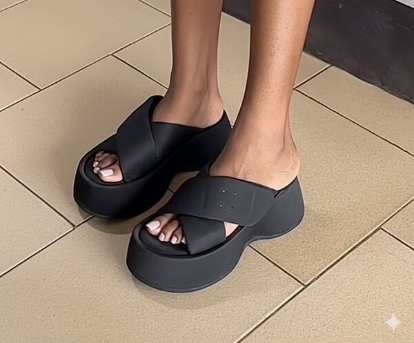 Sandales compensées femmes