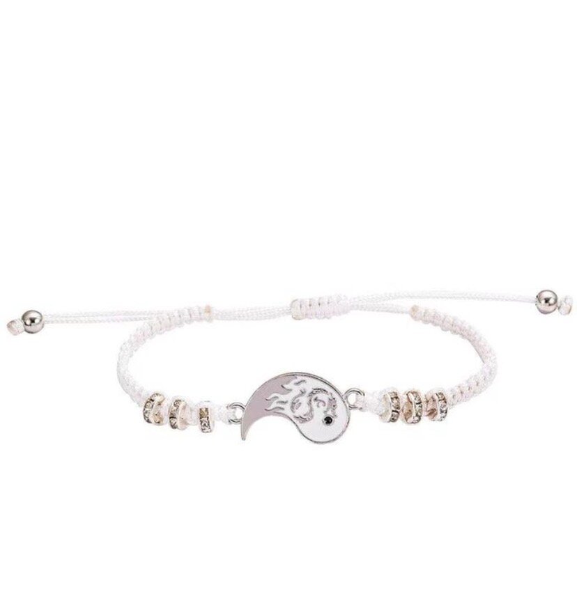 Bracelet yin et yang élégant