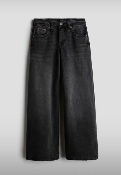 Jean large noir tendance