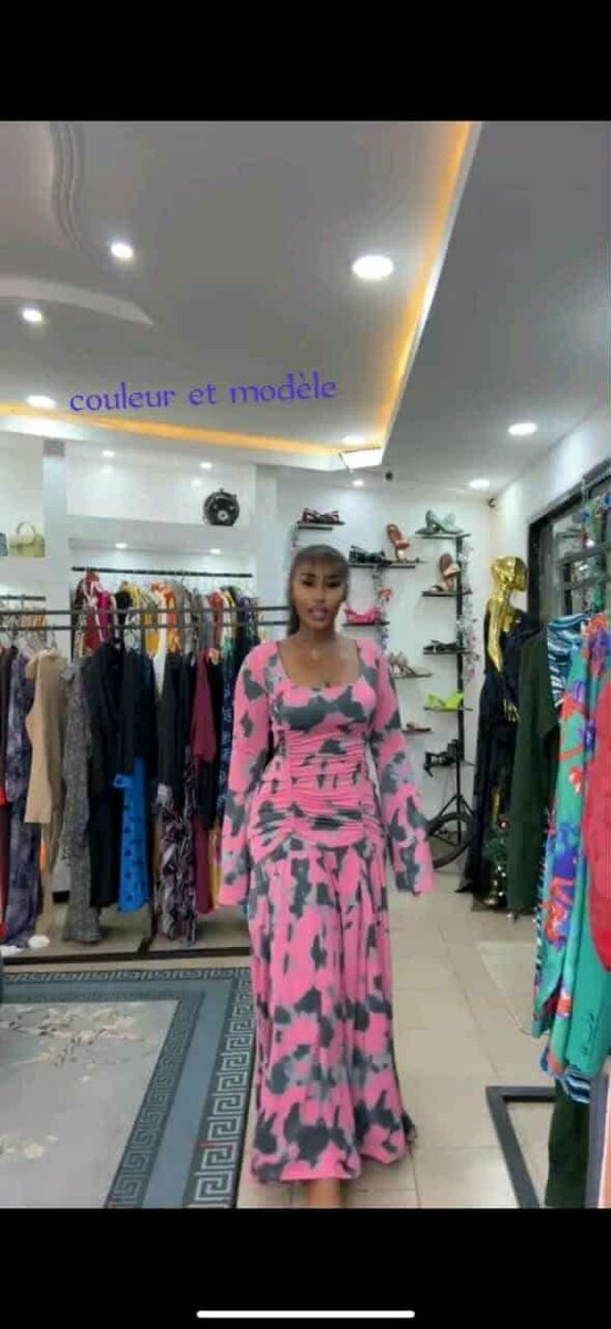 Robe élégante longue soirée