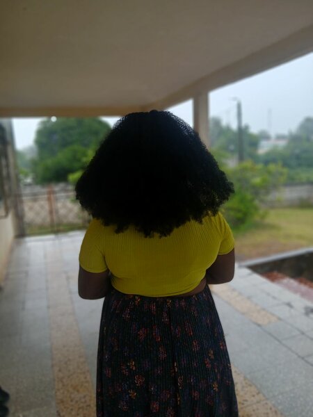 Postiche afro queue de cheval