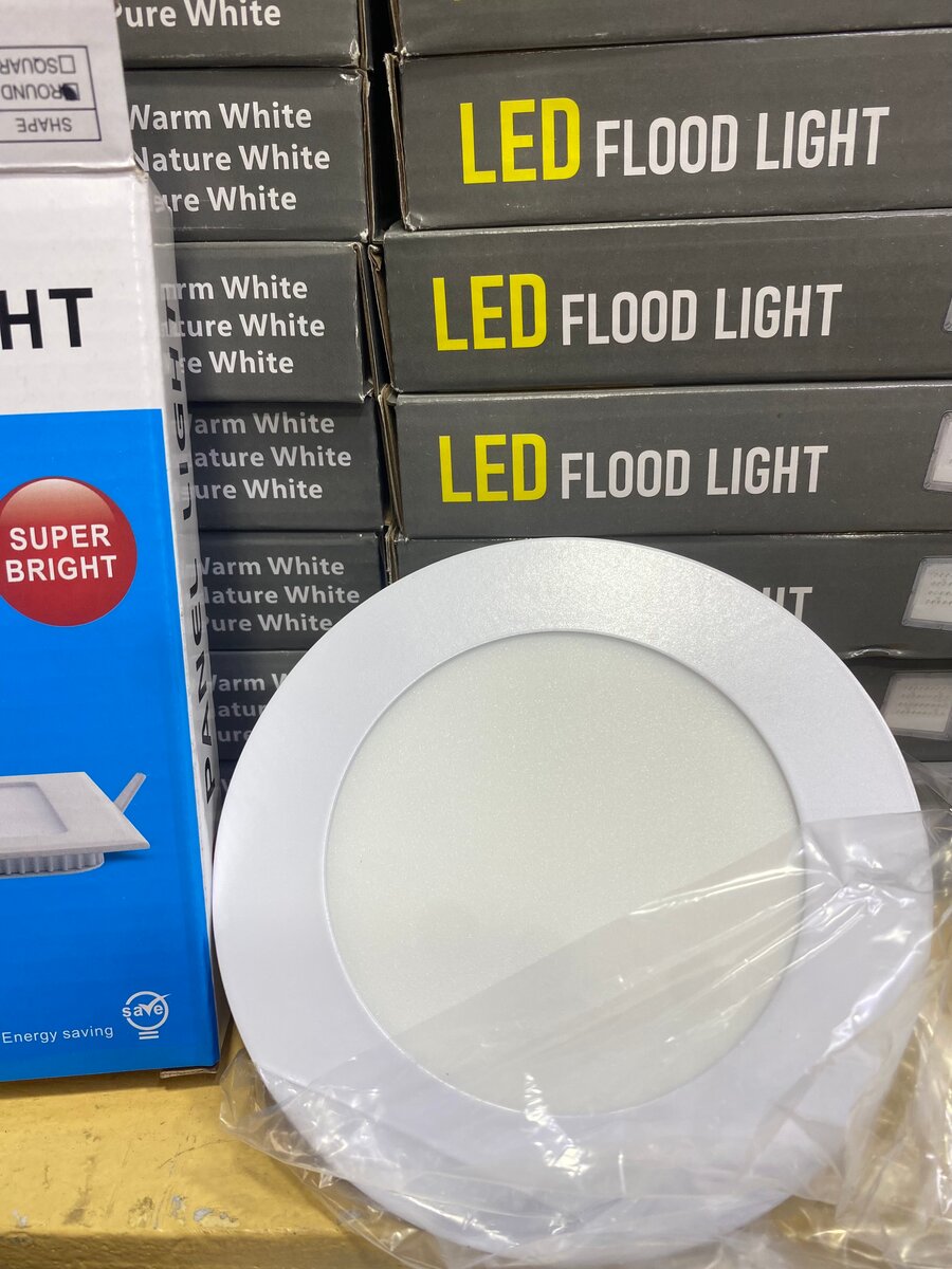 Panneau LED encastré rond