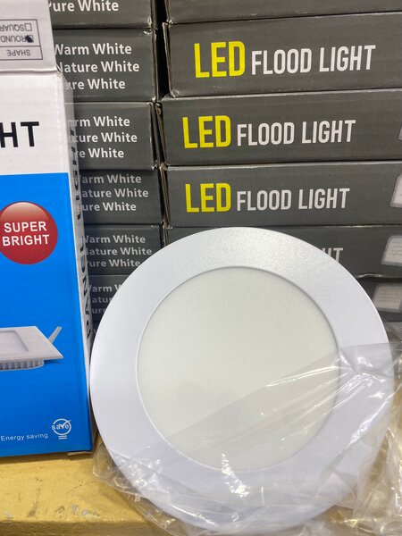 Panneau LED encastré rond