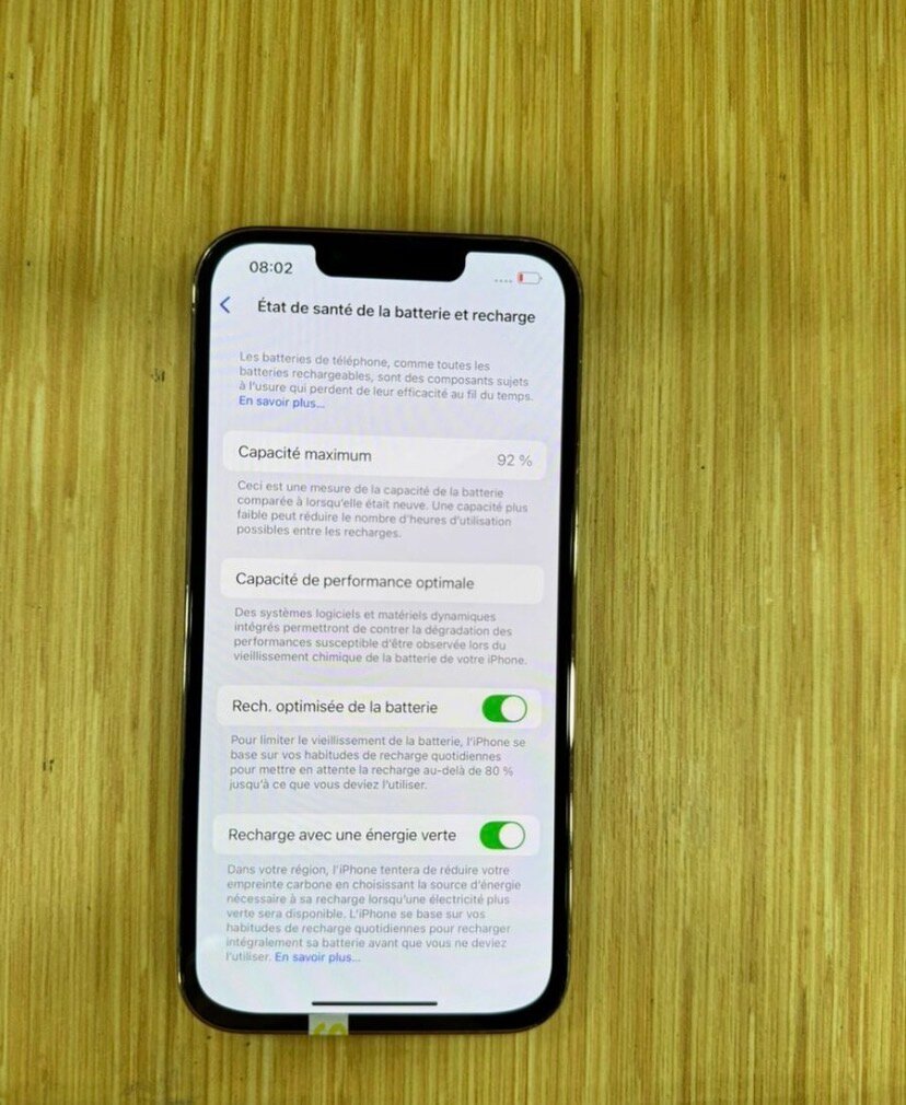 iPhone 128 Go Argenté