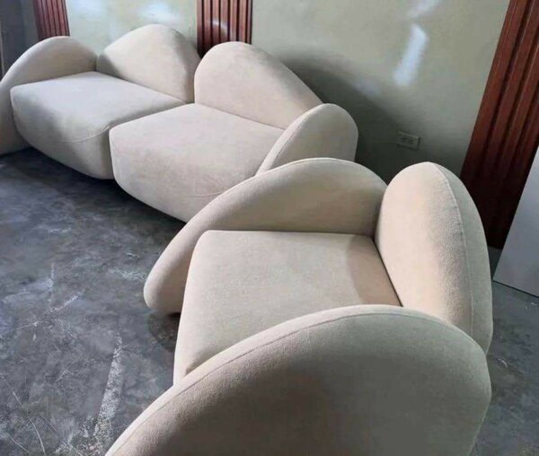 Canapé moderne design beige