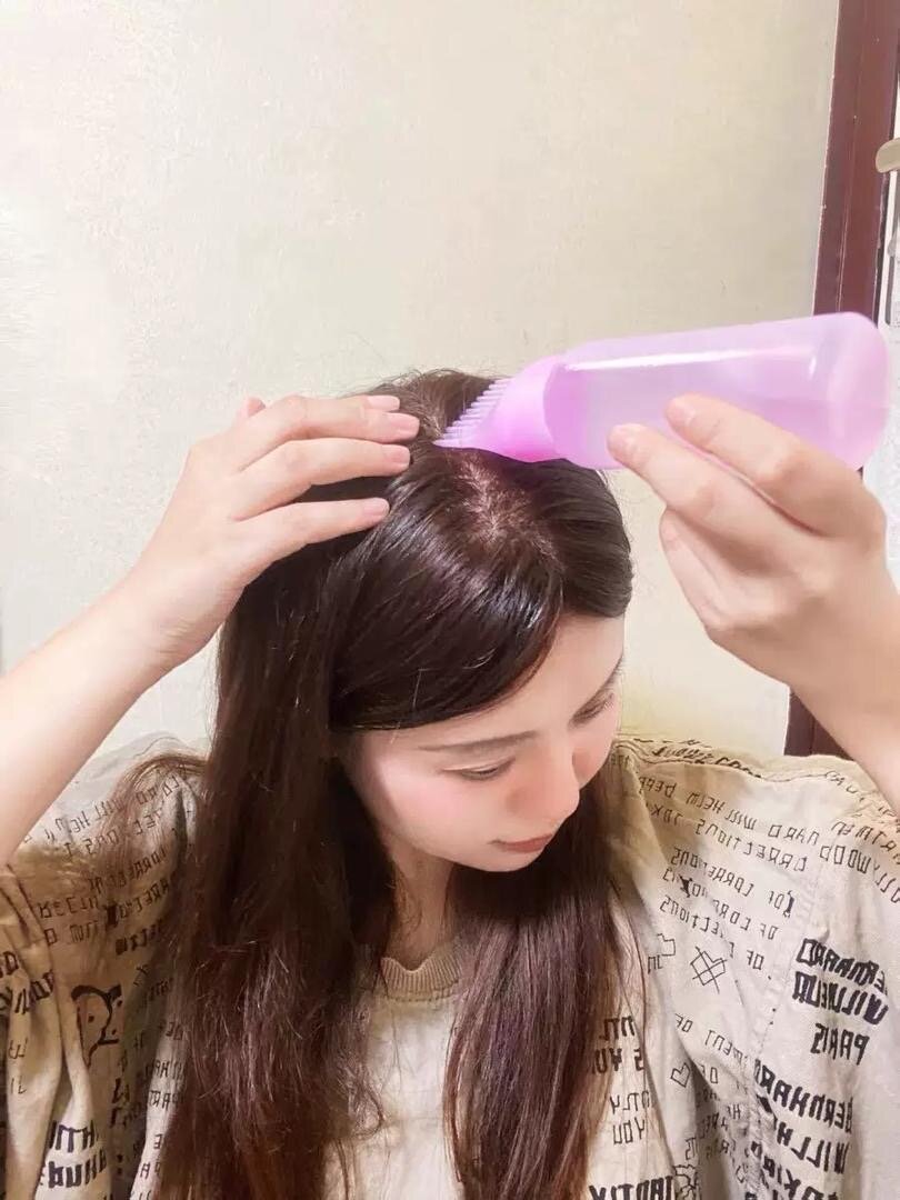 Bouteille applicateur à cheveux