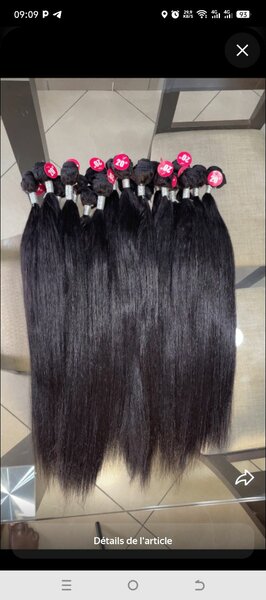 4 boules  Meche + 1 closure