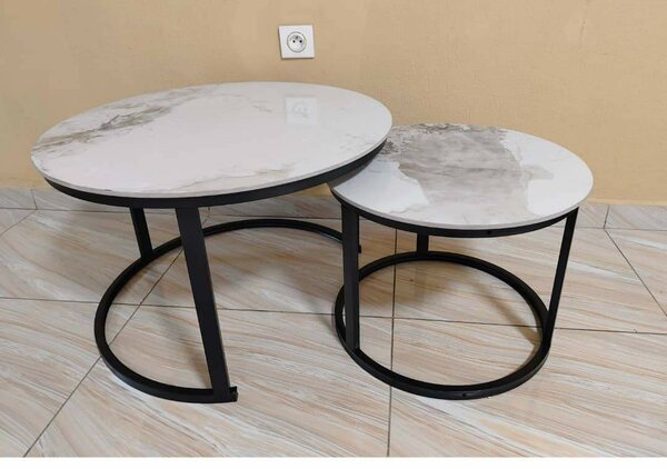 Tables gigognes modernes marbre