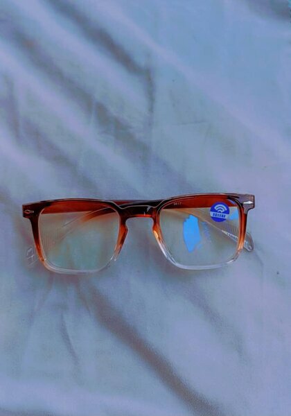 Lunettes de vue marron transparent