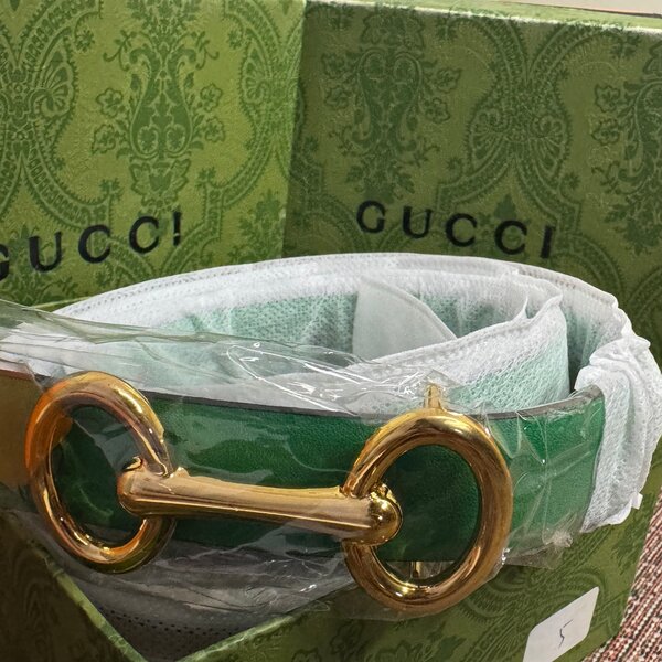 Ceinture Gucci en cuir iconique