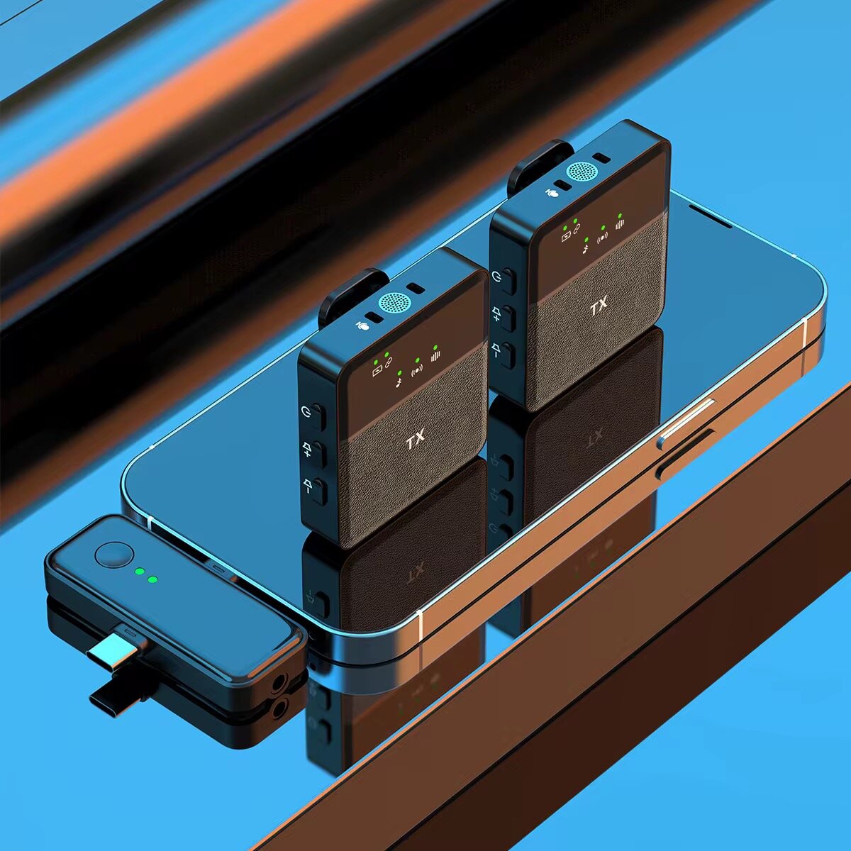 Microphone sans fil pour caméra