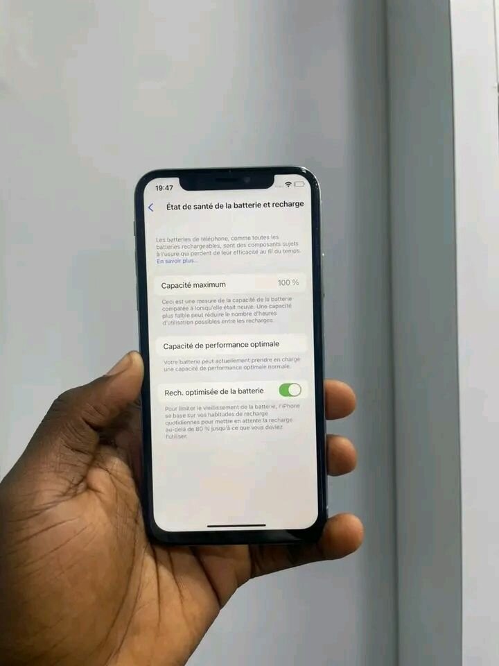iPhone X 64Go Argent