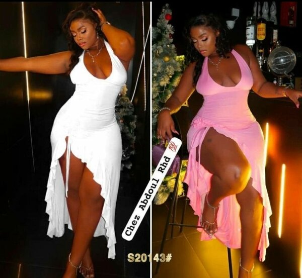 Robe d'été fendue sexy