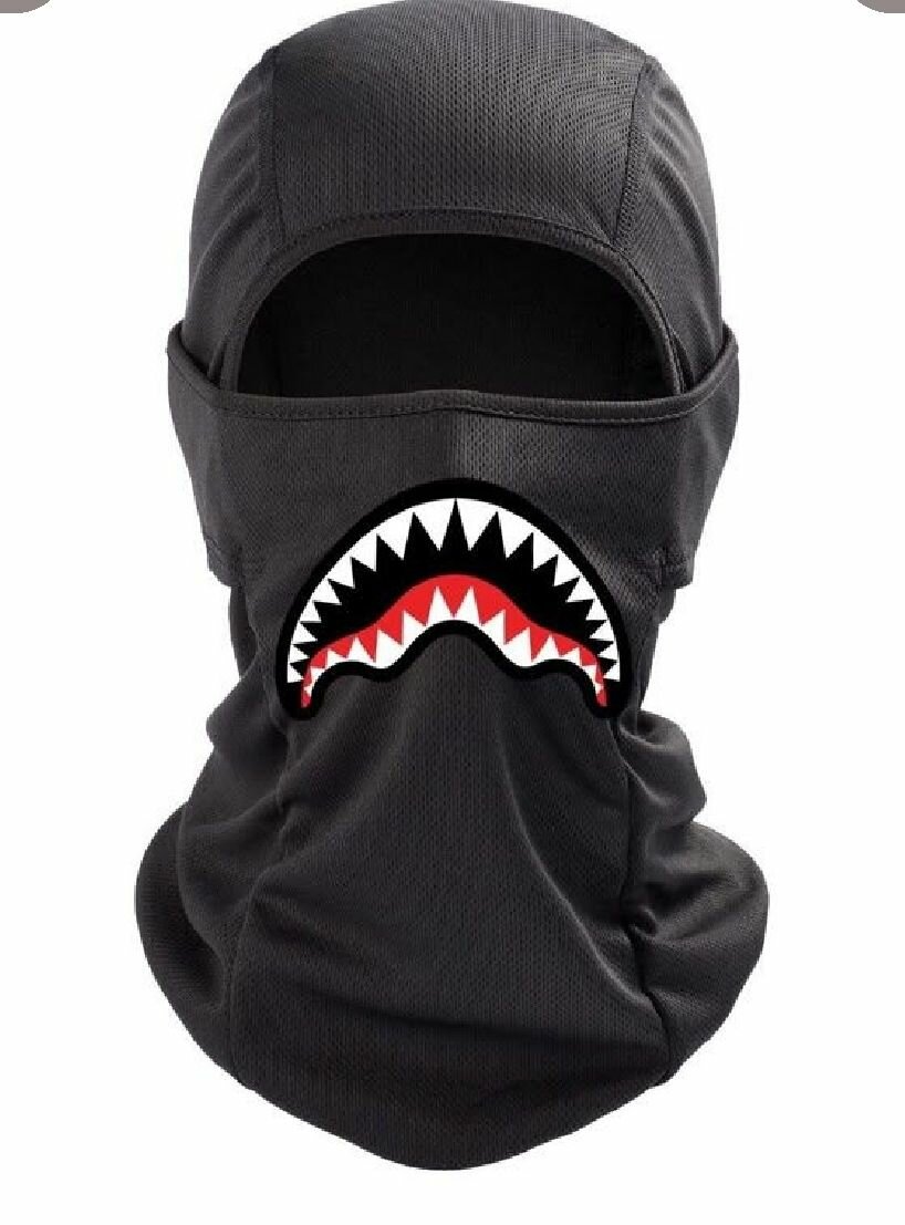 Masque Shark anti-froid pour homme et femme
