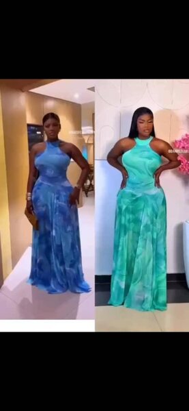 Robe longue élégante femme