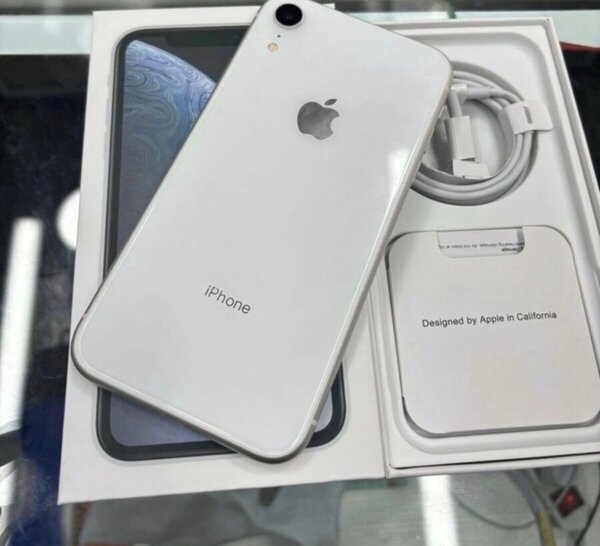 iPhone XR blanc