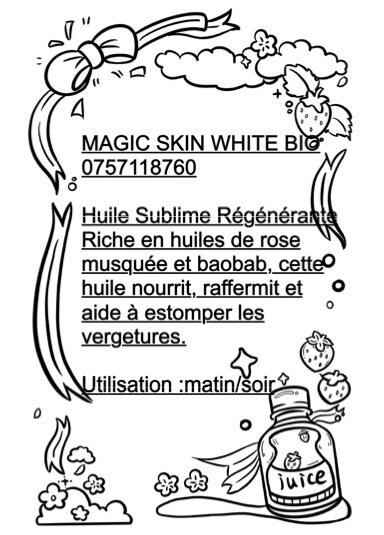 Huile Sublime Réparatrice Bio