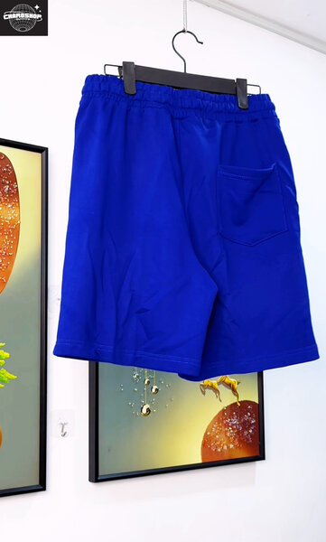 Short bleu casual homme