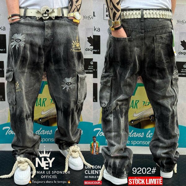 Pantalon cargo tendance homme