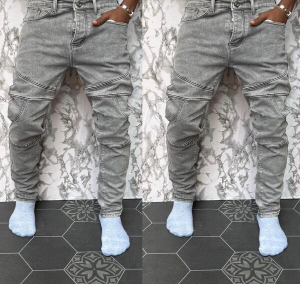 Jean cargo slim tendance