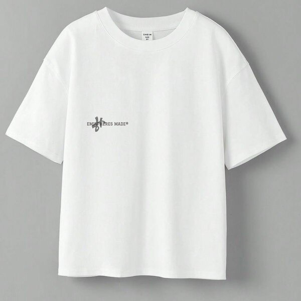 T-shirt blanc unisexe