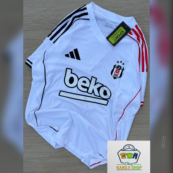 Soccer Jersey Besiktas White
