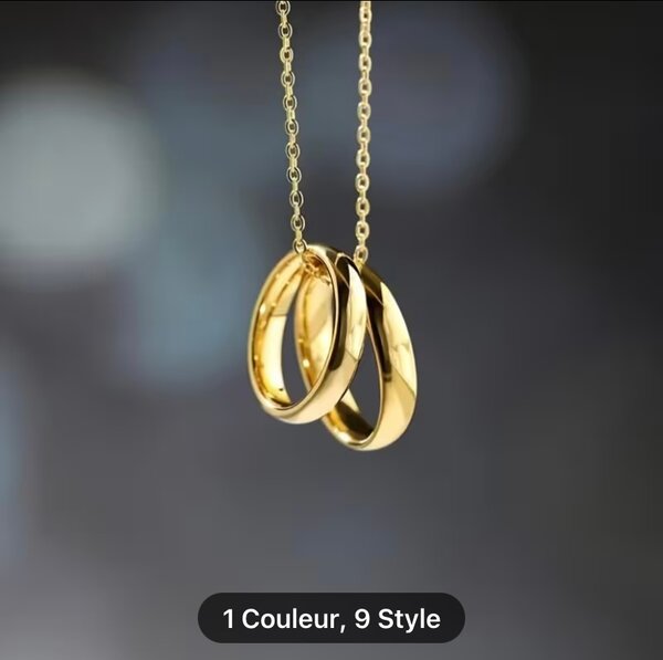 Alliance en or élégante