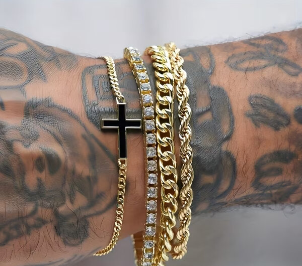 Ensemble de bracelets homme