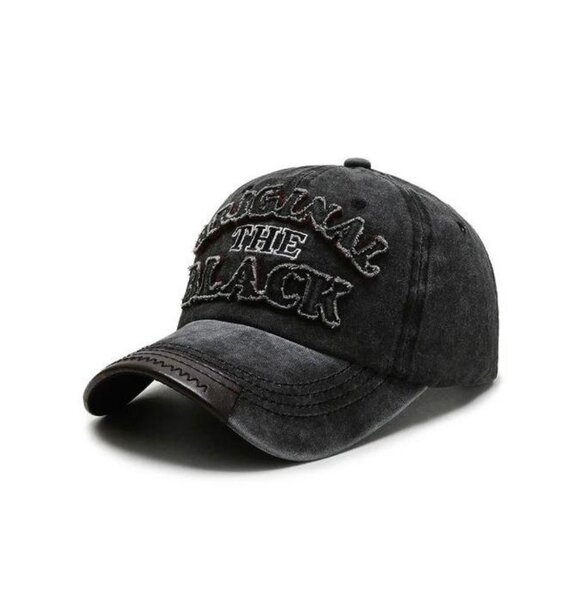 Casquette Noire Vintage