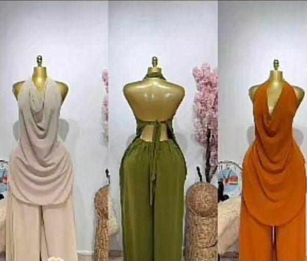 Ensemble femme chic drapé