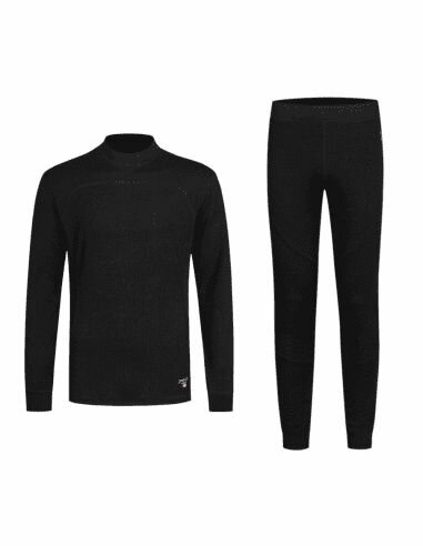 Ensemble thermique noir homme