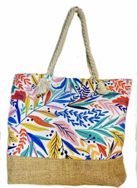 Sac cabas en toile florale