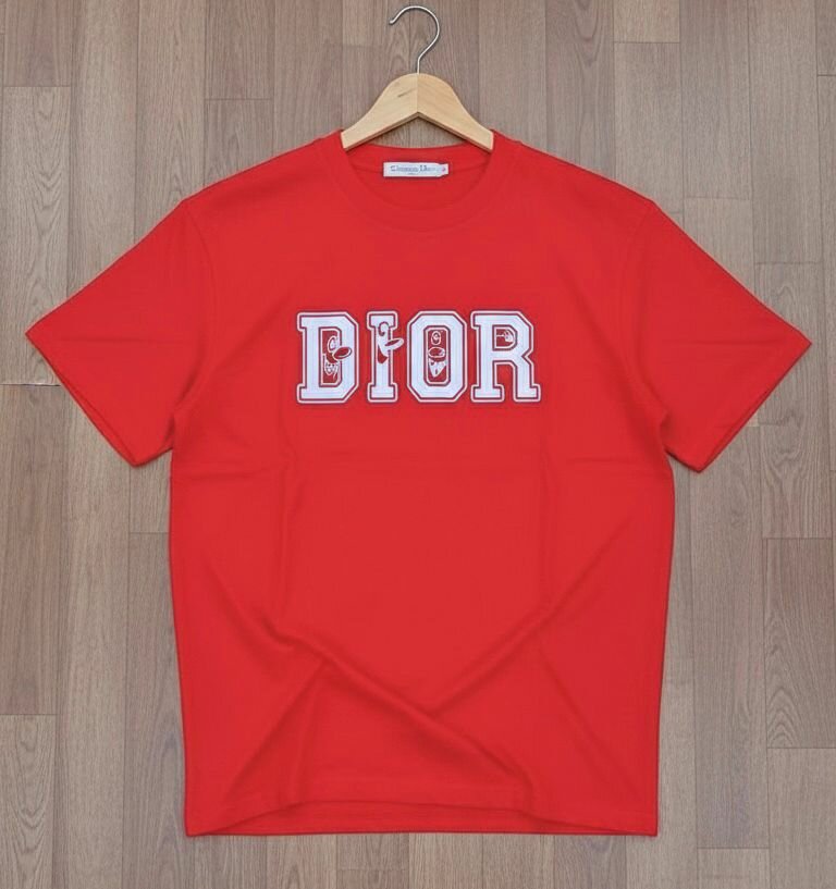 T-shirt en coton imprimée