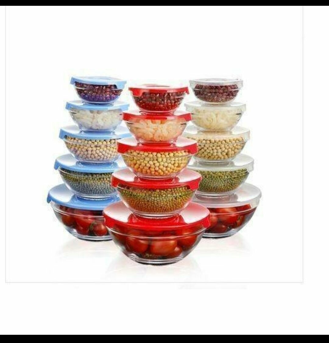 5 Bols en Verre Empilables