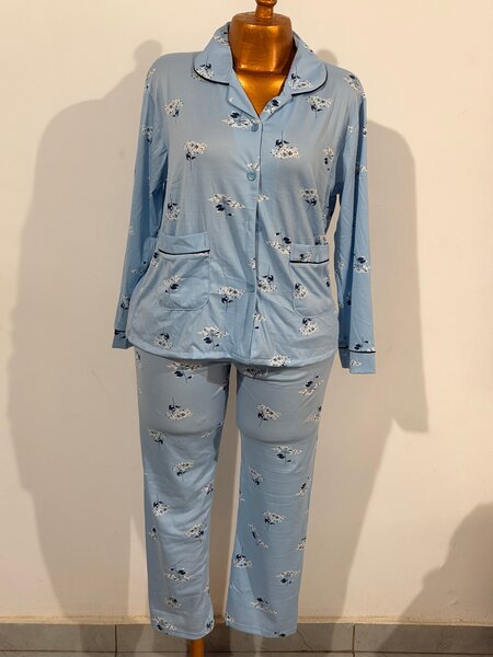Pyjama Femme Bleu Pastel