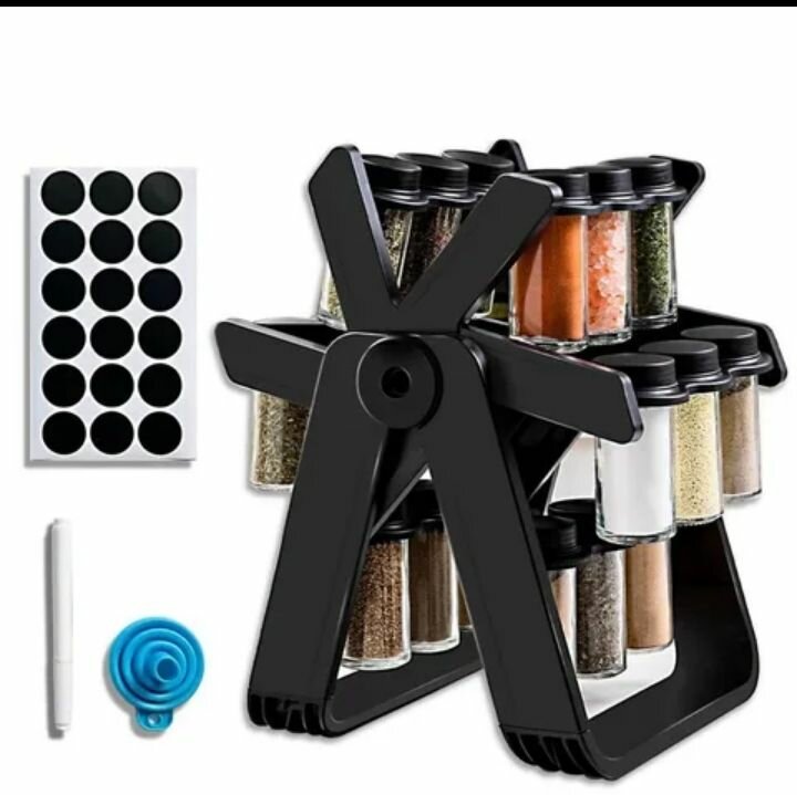 Étagère à épices 18 pots