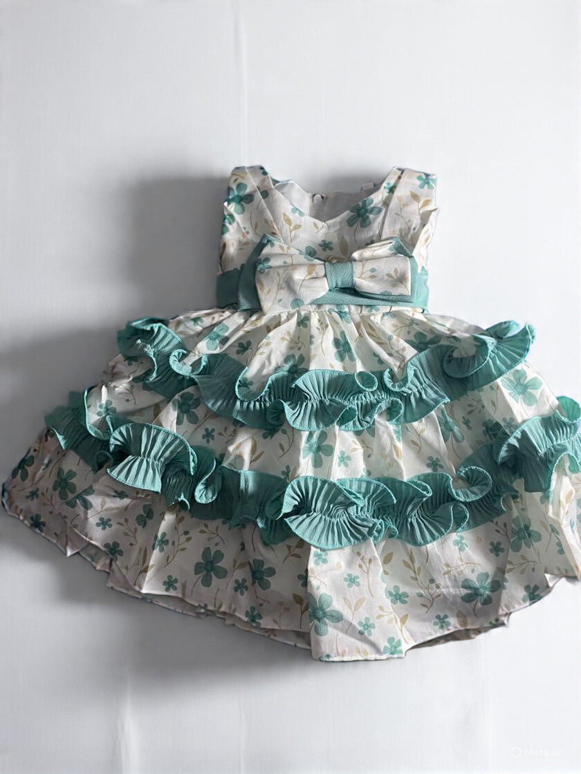 Robe enfant élégante fleurie