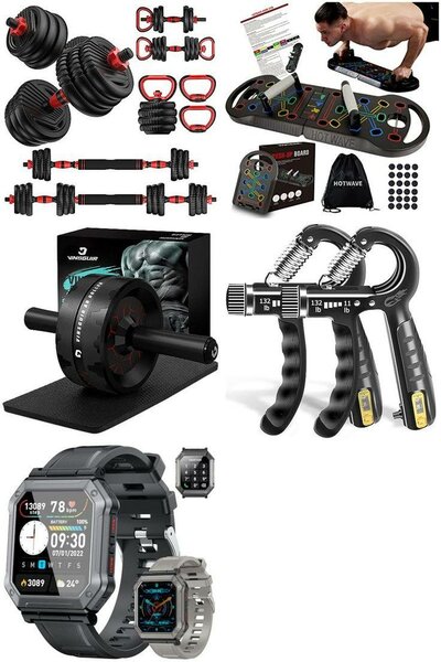 Ensemble d'équipement de musculation