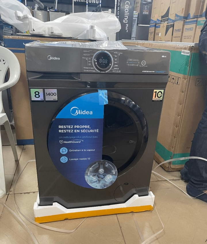 Lave-linge Midea 8kg 1400 RPM