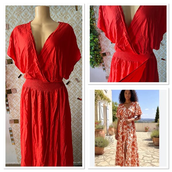 Robe longue été femme chic