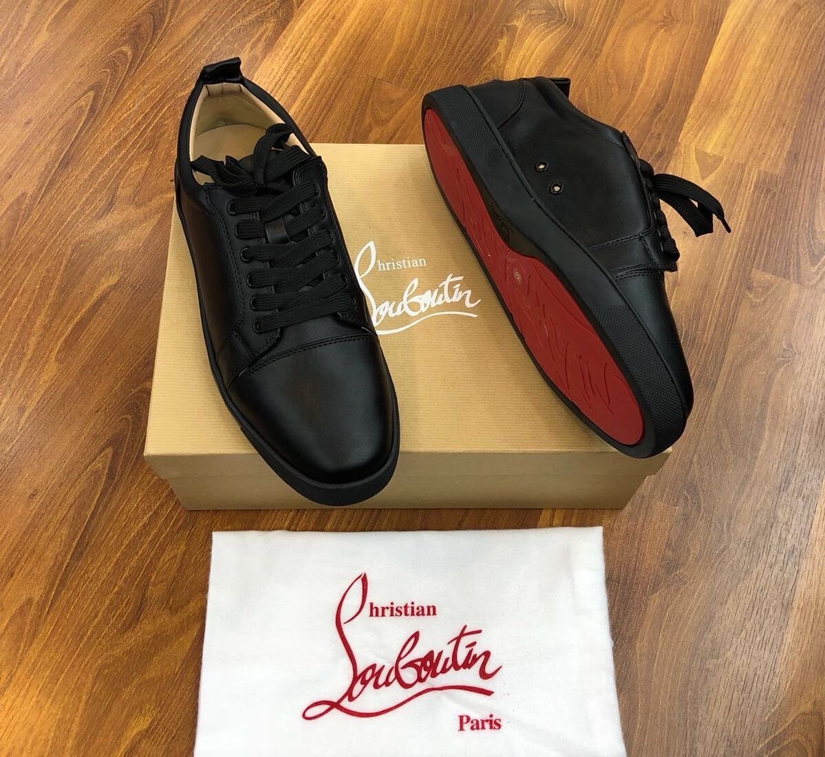 Sneakers de luxe en cuir unisexe