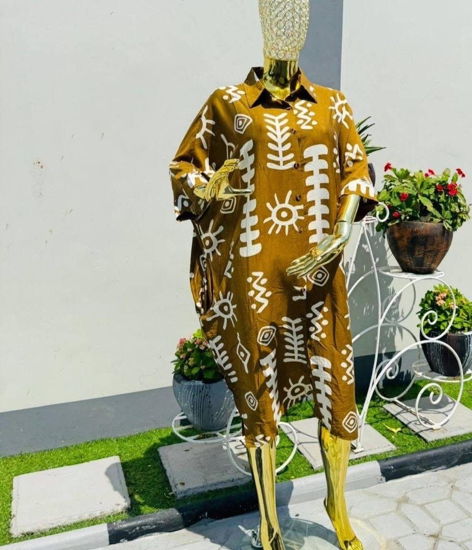 Robe Chemise Bohème Éthnique