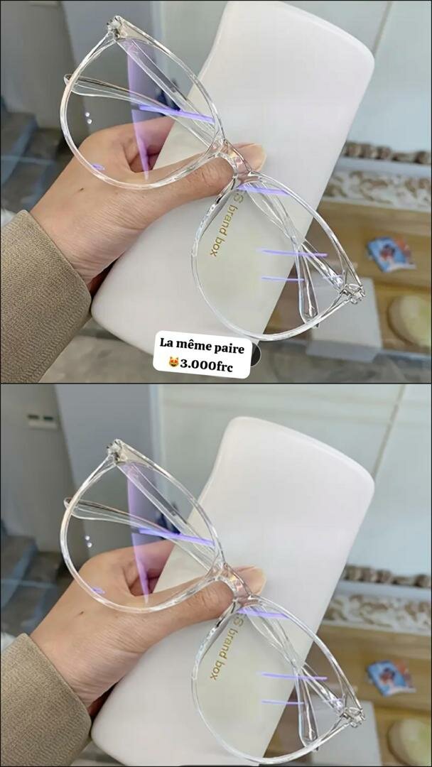 Lunettes Transparentes Élégantes