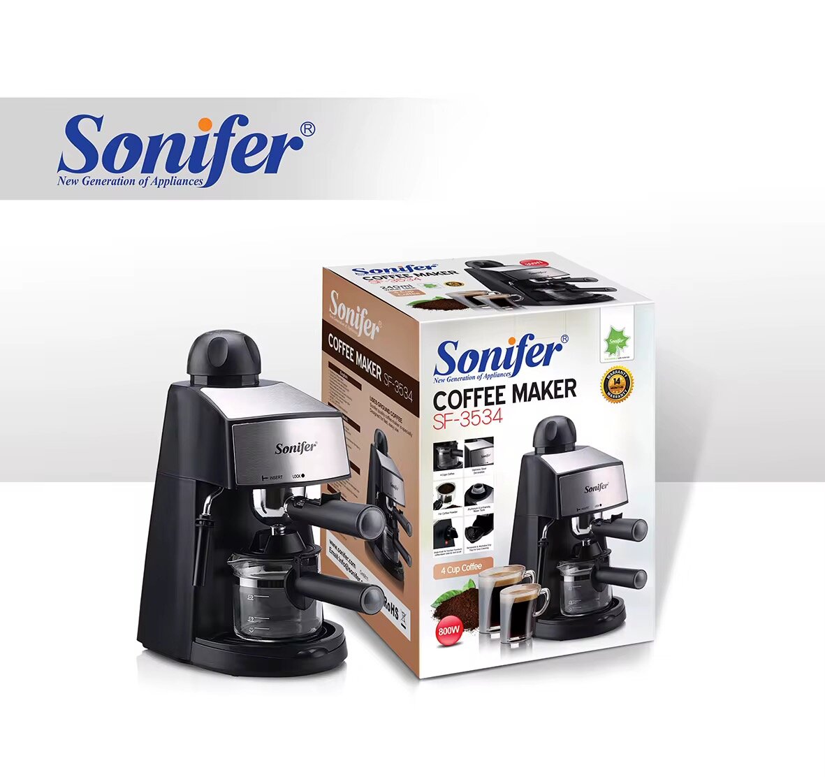 Cafetière Espresso Sonifer SF-3534