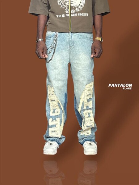 Pantalon flare tendance