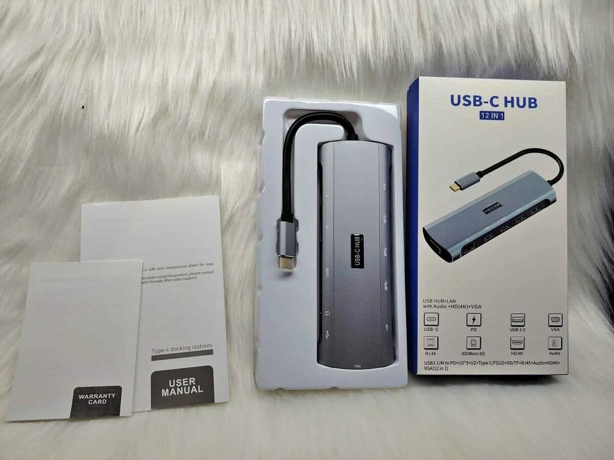 Hub USB-C 12 en 1